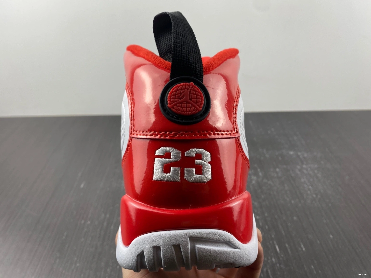 302370-160L  Jordan Red Black 9 White Gym Air Red 0207